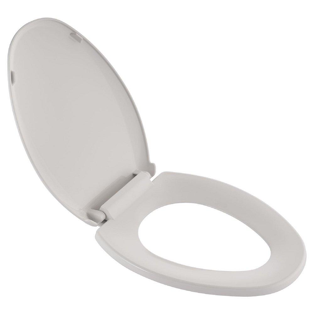 American Standard White Elongated Closed Front Toilet Seat with Cover 