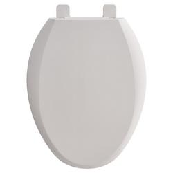 Elongated Closed Front Toilet Seat with Cover in White