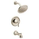Moen Polished Nickel Single Handle Single Function Bathtub & Shower Faucet (Trim Only) 