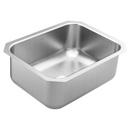 23-1/2 x 18-1/4 in. No-Hole Stainless Steel Single Bowl Undermount Kitchen Sink in Brushed Stainless Steel