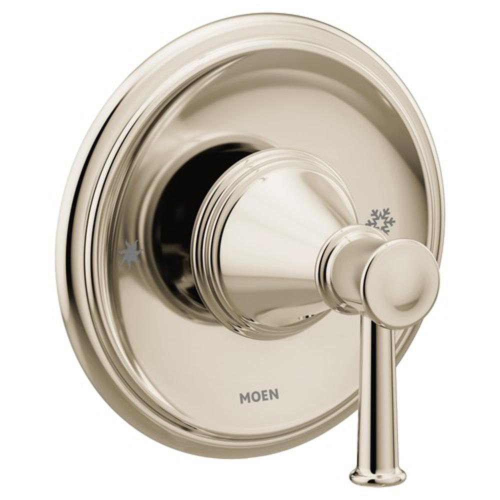 Moen Polished Nickel Single Handle Bathtub & Shower Faucet (Trim Only) 