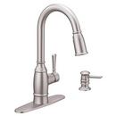 Moen Spot Resist&trade; Stainless Pull Out and Pull Down Kitchen Faucet 
