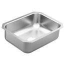23-1/2 x 18-1/4 in. No-Hole Stainless Steel Single Bowl Undermount Kitchen Sink in Matte Stainless Steel