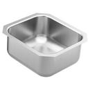 16-1/2 x 18-1/4 in. No Hole Stainless Steel Single Bowl Undermount Kitchen Sink in Brushed Stainless Steel