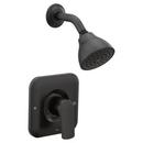 One Handle Single Function Shower Faucet in Matte Black (Trim Only)