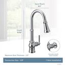Moen Matte Black Single Handle Pull Down Kitchen Faucet 
