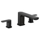 Moen Matte Black Two Handle Roman Tub Faucet (Trim Only) 