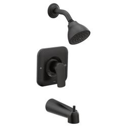One Handle Single Function Bathtub & Shower Faucet in Matte Black (Trim Only)