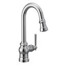 Moen Chrome Single Handle Knob Bar Faucet 