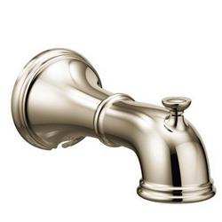 Diverter Tub Spout in Polished Nickel