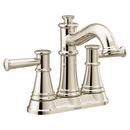 Two Handle Centerset Bathroom Sink Faucet in Polished Nickel