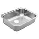 23-1/2 x 18-1/4 in. Single Bowl Undermount Kitchen Sink in Matte Stainless Steel