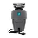 Moen Black Continuous Feed Garbage Disposal with Pre-Installed Power Cord and SoundSHIELD Technology 