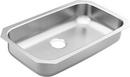 30-1/2 x 18-1/4 in. Stainless Steel Single Bowl Undermount Kitchen Sink in Brushed Stainless Steel