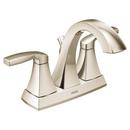 Moen Polished Nickel Two Handle Bathroom Sink Faucet Lever Handle 