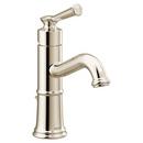 Moen Polished Nickel Single Handle Monoblock Bathroom Sink Faucet Lever Handle 