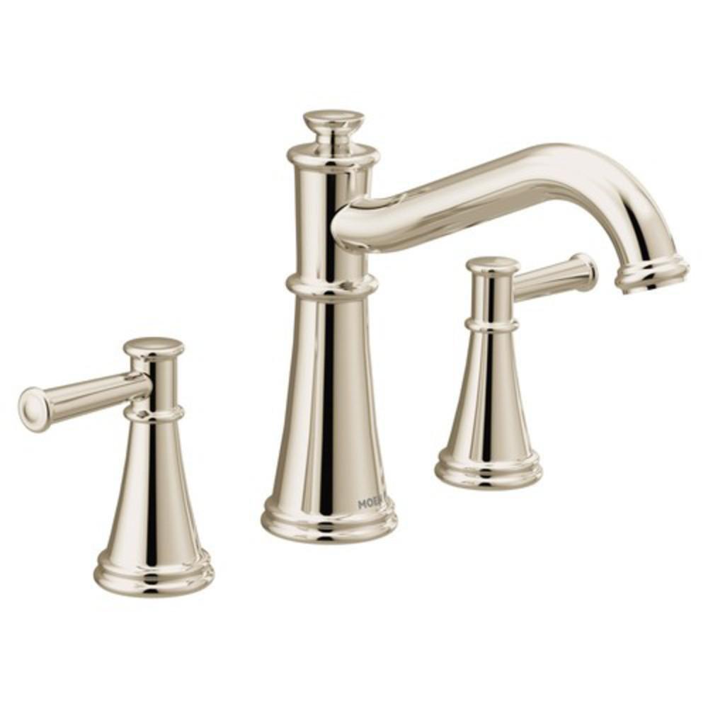 Moen Polished Nickel Two Handle Roman Tub Faucet Trim Only 