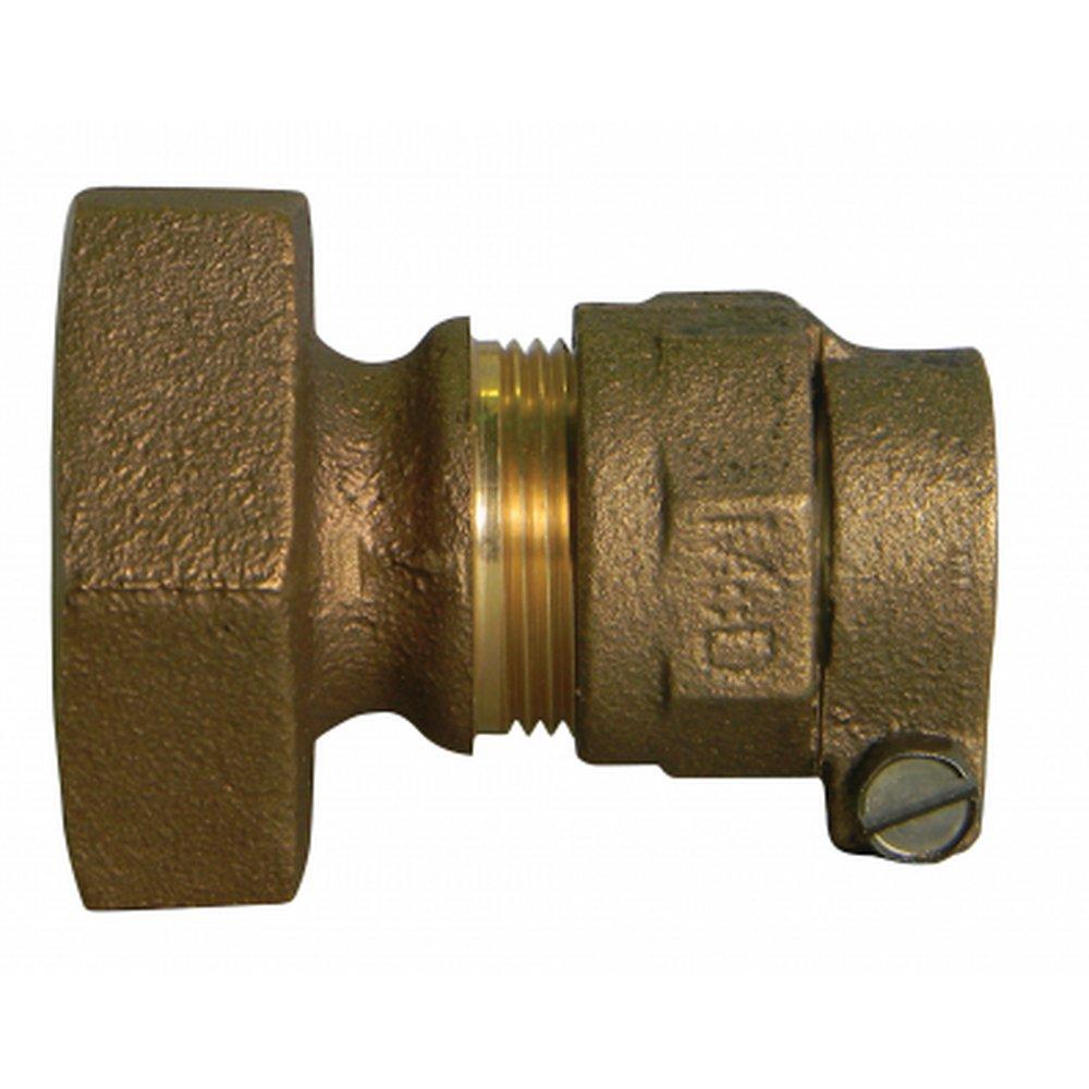 A.Y. McDonald Female x CTS Water Service Brass Adapter 