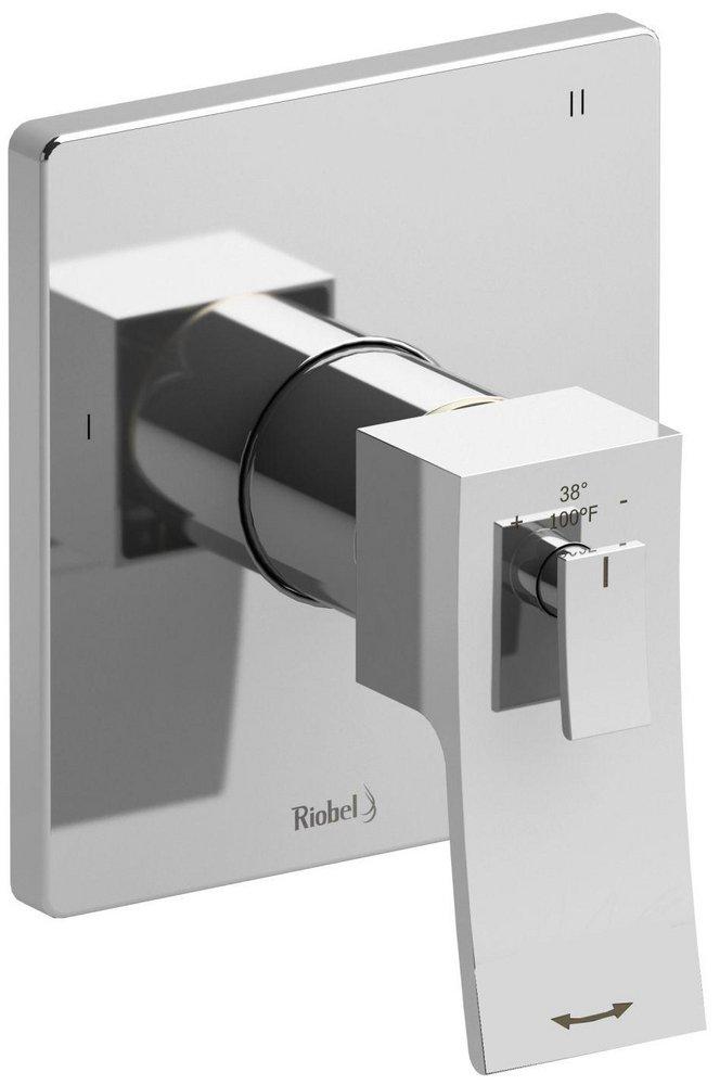 Riobel Chrome Single Handle Bathtub & Shower Faucet (Trim Only) 