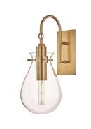 4W 1-Light Medium E-26 LED Pendant Light in Aged Brass