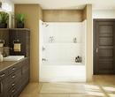 59-3/4 in. x 32 in. Tub & Shower Unit in White with Left Drain