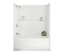 MAAX White 59-3/4 x 32 in. Tub & Shower Unit in White 