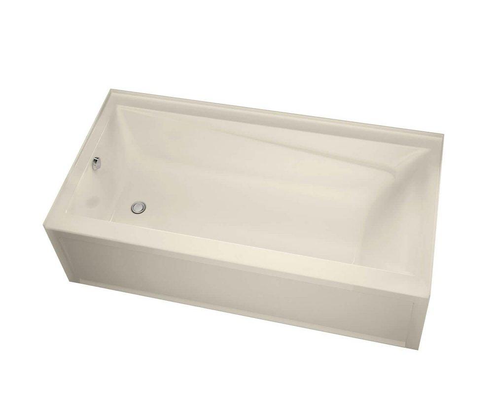 MAAX White 59-7/8 x 36 in. Air Bath Drop-In Bathtub in White 