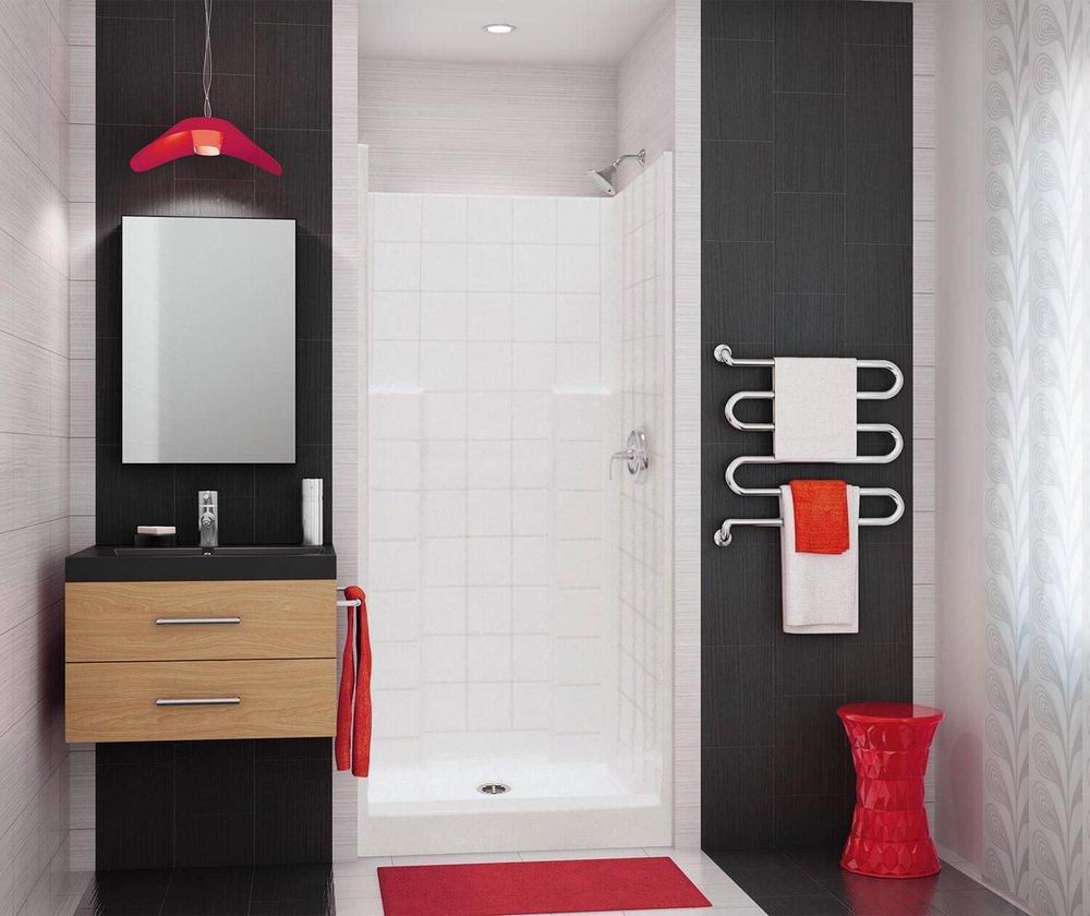 MAAX White 36 x 36 x 72 in. Shower Unit in White 