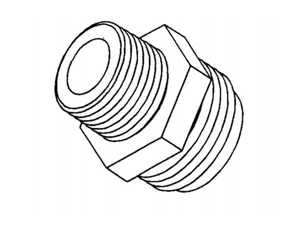 A&M Industries MGHT x MPT Polypropylene Nipple 