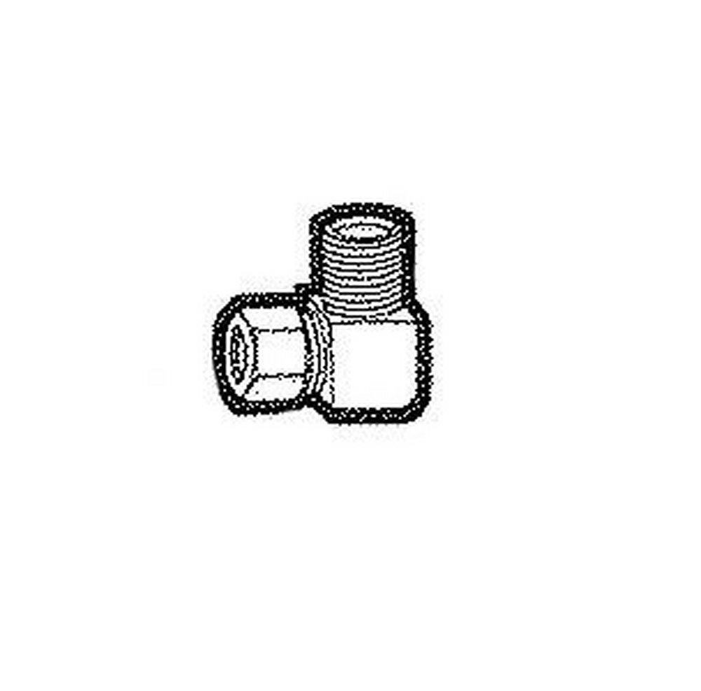 Holyoke Fittings OD Tube x MPT 90 Degree Brass Compression Elbow 