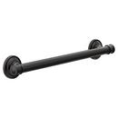 Moen Matte Black Grab Bar in Matte Black 