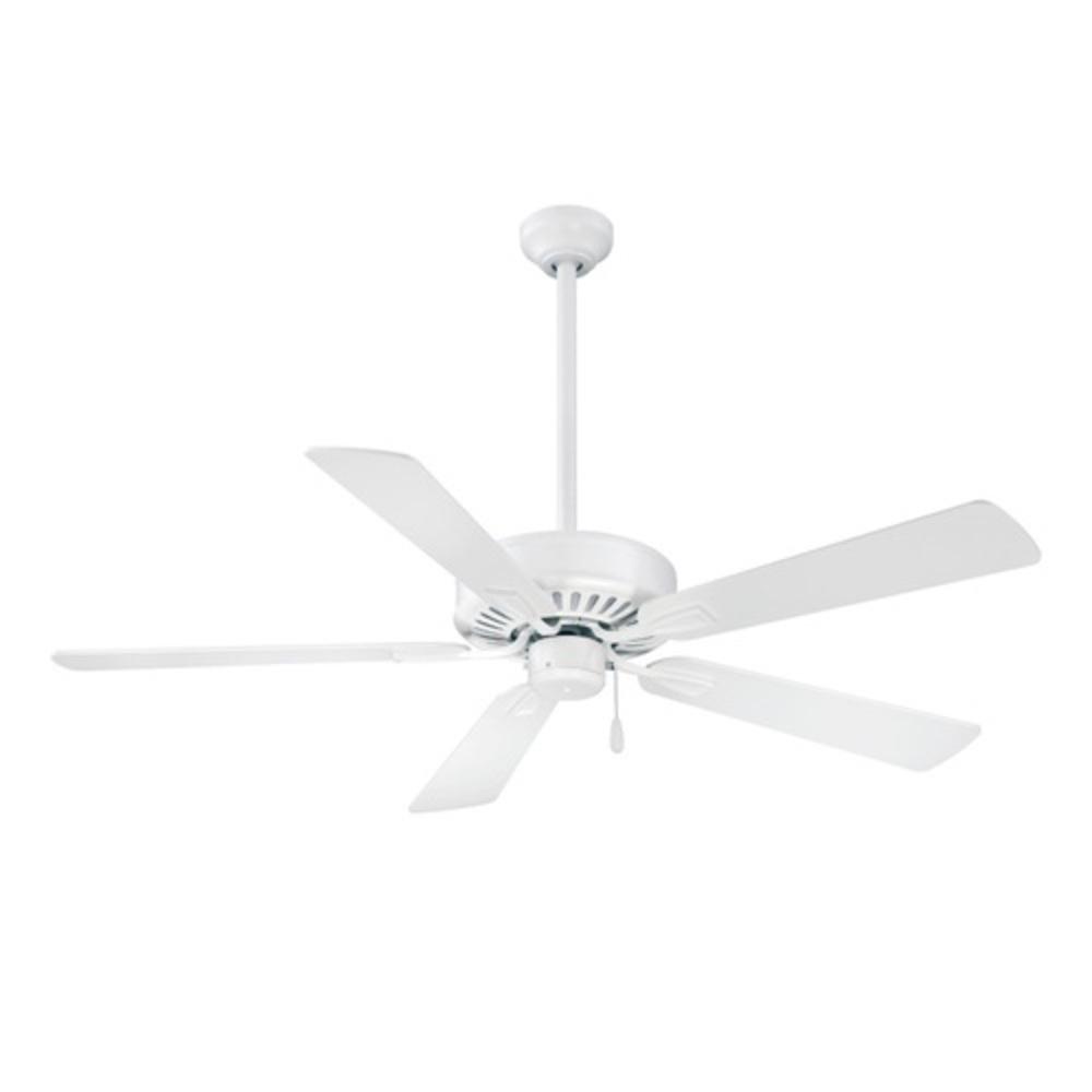 Minka Aire Flat White 67W 5-Blade Ceiling Fan 