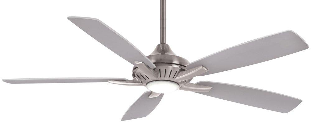 Minka Aire Brushed Nickel/Silver 5-Blade Ceiling Fan 