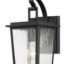 Minka Sand Black 100W 1-Light Medium E-26 Incandescent Outdoor Wall Sconce 