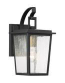 100W 1-Light Medium E-26 Incandescent Outdoor Wall Sconce in Sand Black