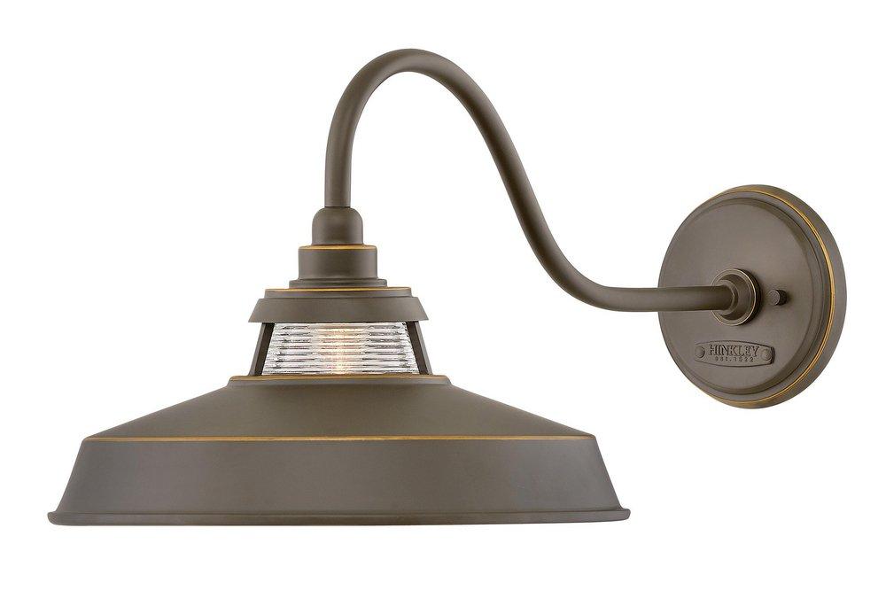 Hinkley Oil Rubbed Bronze 100W 1-Light Outdoor Wall Sconce 
