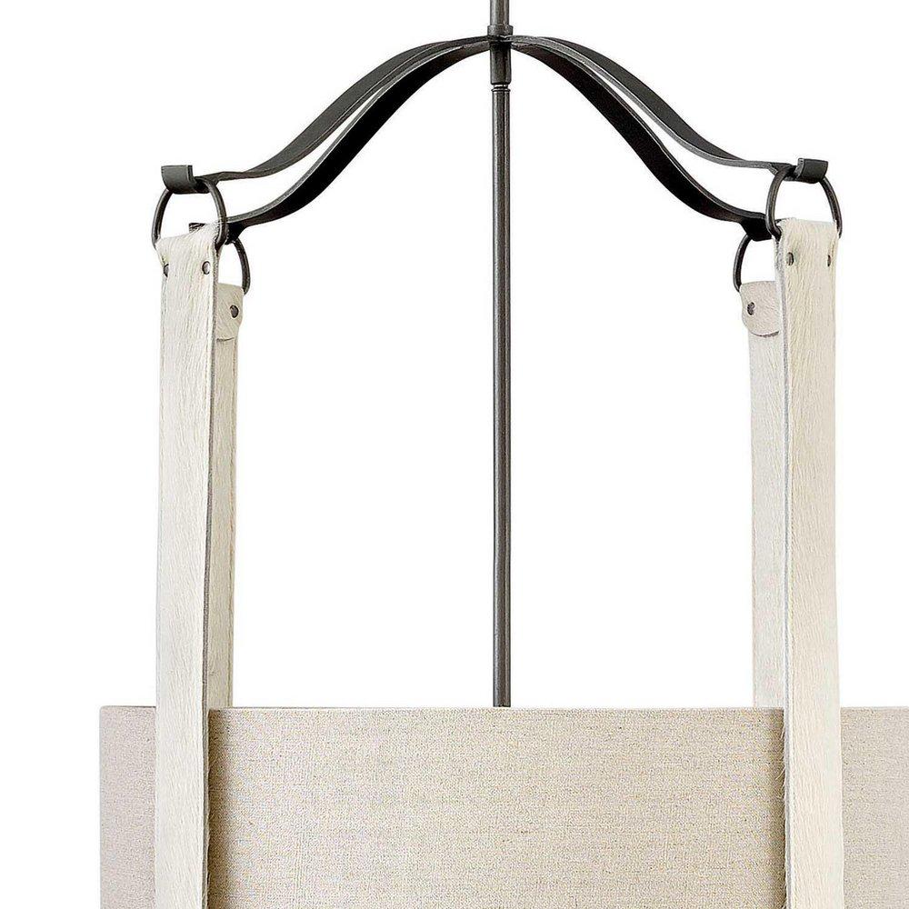 Hinkley Brushed Graphite 60W 4-Light Candelabra E-12 Pendant 