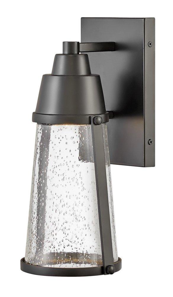 Hinkley Black 6.5W 1-Light 12 in. Outdoor Wall Sconce 
