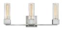 60W 3-Light Medium E-26 Vanity Fixture in Polished Nickel
