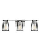 Hinkley Polished Chrome 51W 3-Light Medium E-26 LED Vanity Fixture 