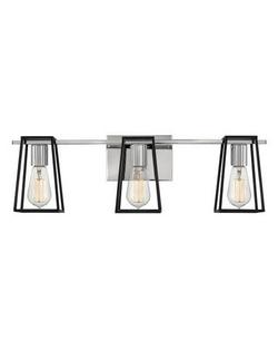 51W 3-Light Medium E-26 LED Vanity Fixture in Polished Chrome
