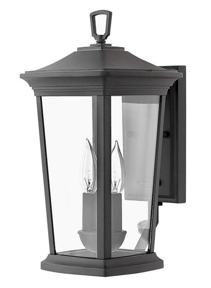 Hinkley Museum Black 5W 2-Light 15-1/2 in. Outdoor Wall Sconce 