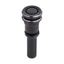 Pop Down Lavatory Drain and Overflow in Matte Black
