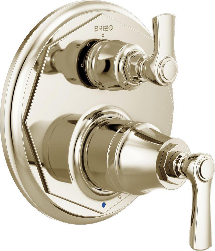 Brizo Polished Nickel Two Handle Bathtub & Shower Faucet (Trim Only) 