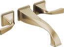 Brizo Luxe Gold Delta Brizo Virage: Two-Handle Wall Mount Tub Filler Luxe Gold 