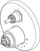 Brizo Polished Nickel Bathtub & Shower Faucet (Trim Only) 