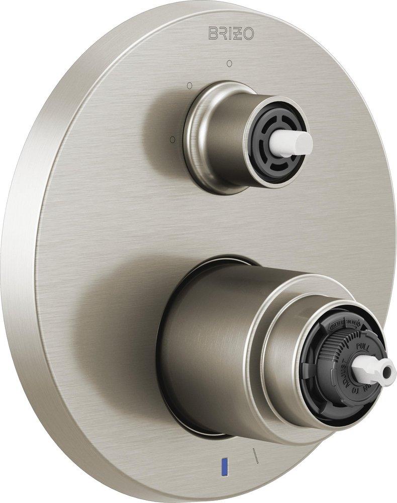 Brizo Luxe Nickel Bathtub & Shower Faucet (Trim Only) 