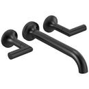 Two Handle Wall Mount Filler in Matte Black (Trim Only)