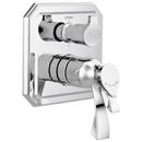 Brizo Chrome TempAssure Thermostatic Valve with Integrated 6-Function Diverter Trim 