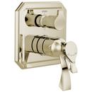 Brizo Polished Nickel TempAssure Thermostatic Valve with Integrated 6-Function Diverter Trim 
